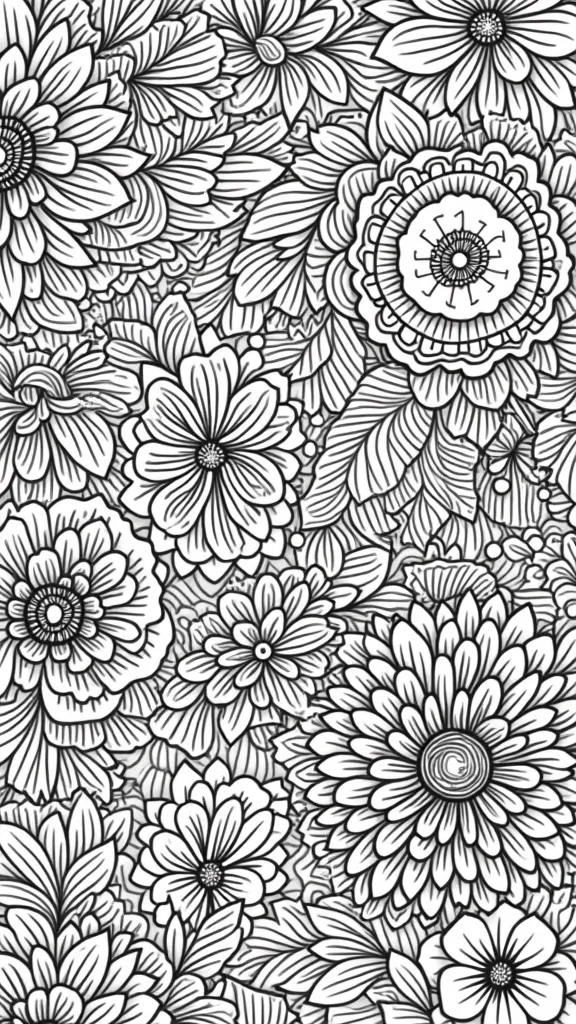 coloriages pour les femmes adultes